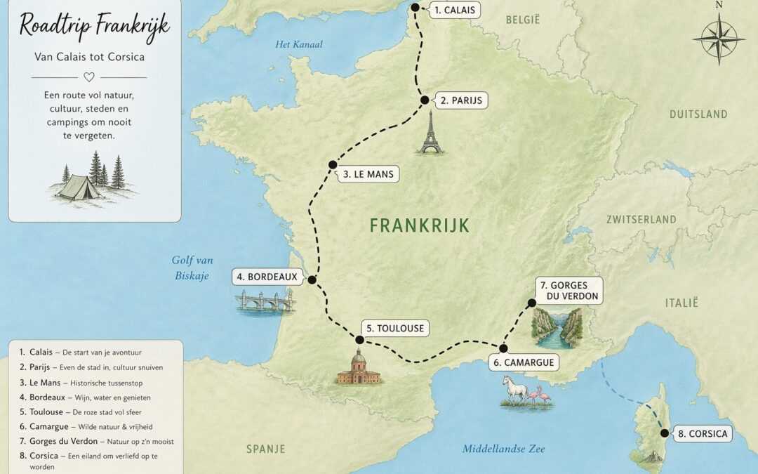 Een road trip door Frankrijk met de camper